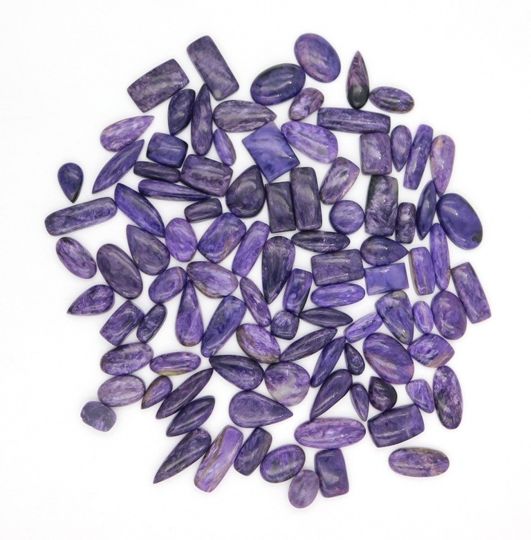 Natural Charoite Gemstone For Earring, Pendant, Necklace Jewelry Making 71901