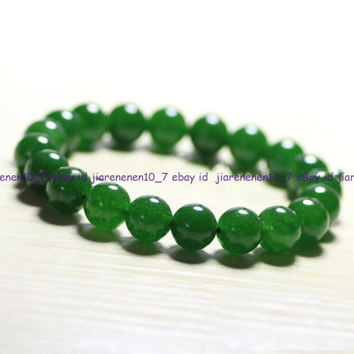 Natural 8/10/12mm Round Gem Beads Stretch Bracelet 7.5″ Multiple Color Choices