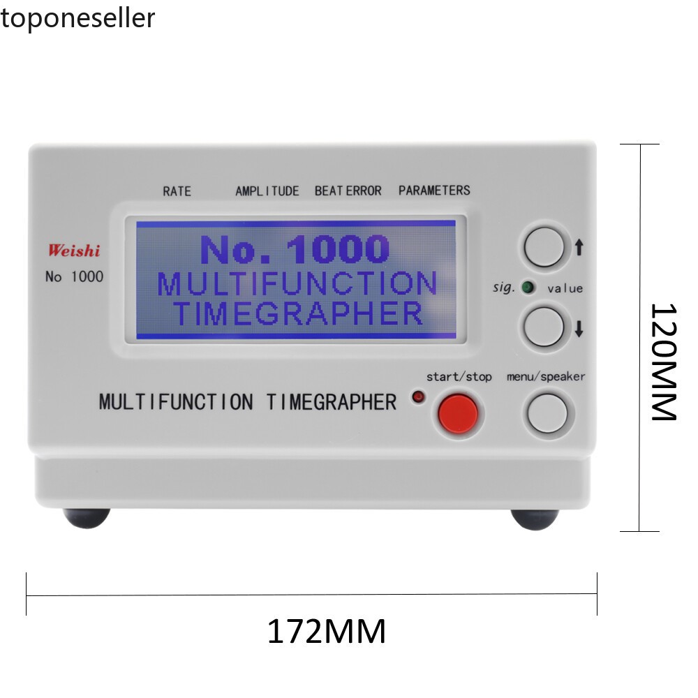 Weishi NO. 1000 Watch Timing Machine Tester Multifunction Timegrapher MTG-1000