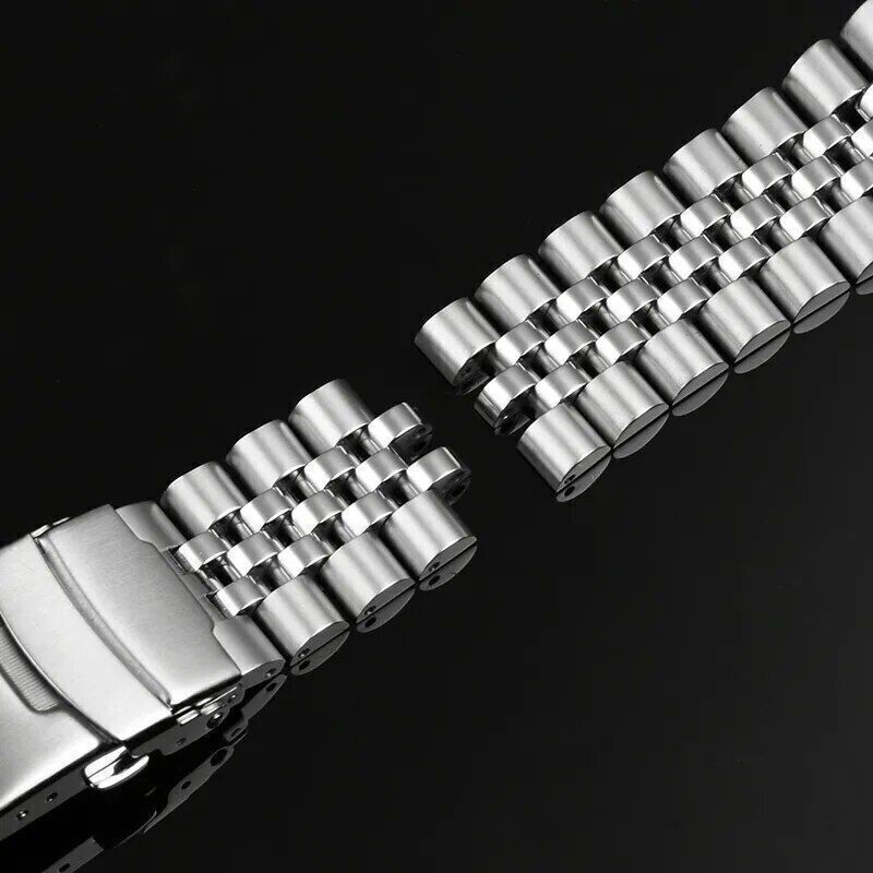 22mm Stainless Steel Watch Band Strap For Seiko Abalone SRPA21 SRP777 Bracelet