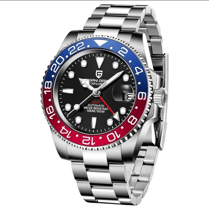 PAGANI DESIGN PD-1662 Automatic GMT Men’s Watch Sapphire Glass Jubilee 40mm