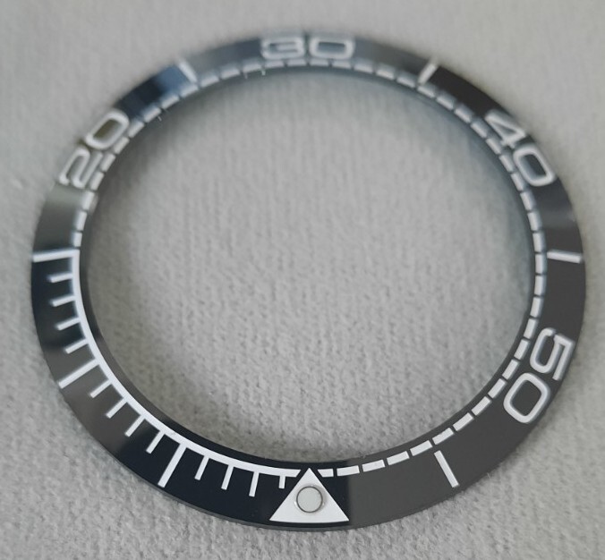 Black Ceramic bezel insert 41.5mm Omega Divers Watch Seamaster Planet Ocean