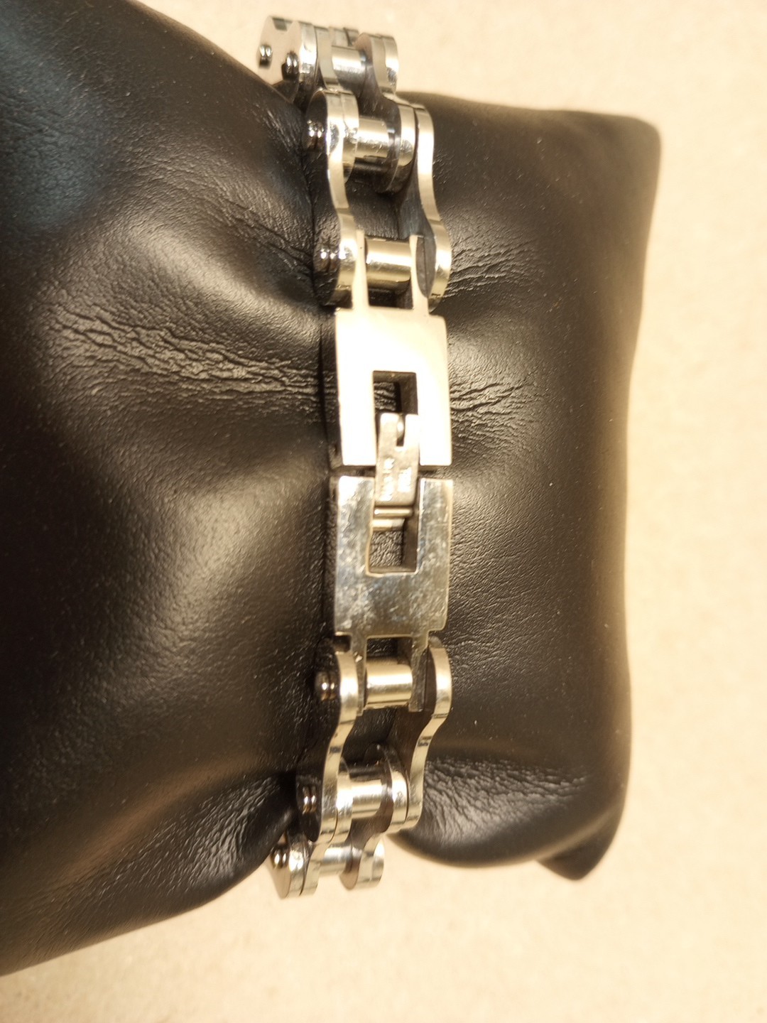 Men Biker Bicycle Chain 8-inch Bracelet Bangle Punk Steel Jewelry 8″