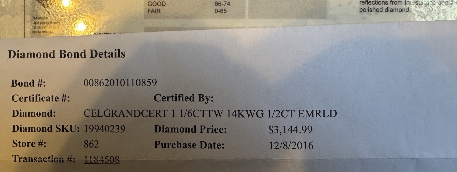 Zales Celebration Diamond Engagement Ring Size 6 1/2 1.19 CTTW 14K White Gold