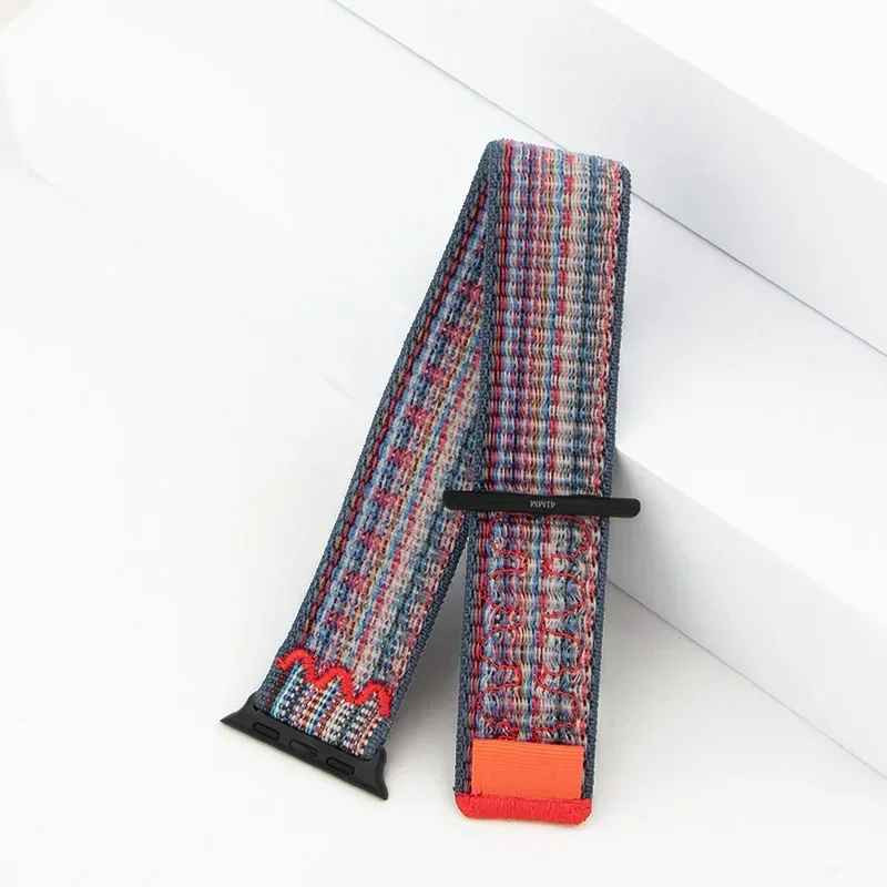 Nylon Apple Watch Band 41mm 45mm 49mm Ultra Iwatch Strap Series 10 9 8 7 6 SE 5