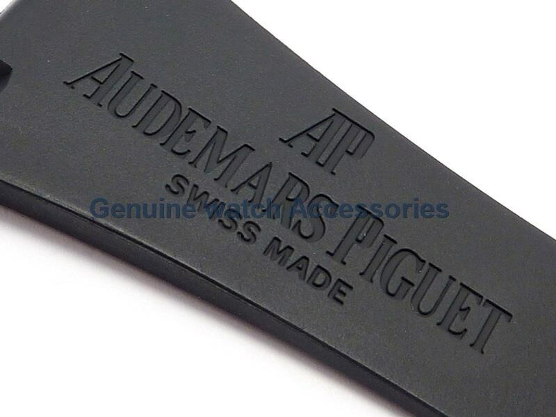 AUDEMARS PIGUET ROYAL OAK BLACK RUBBER SILICON(28mm X 18mm) STRAP BAND BRAND NEW
