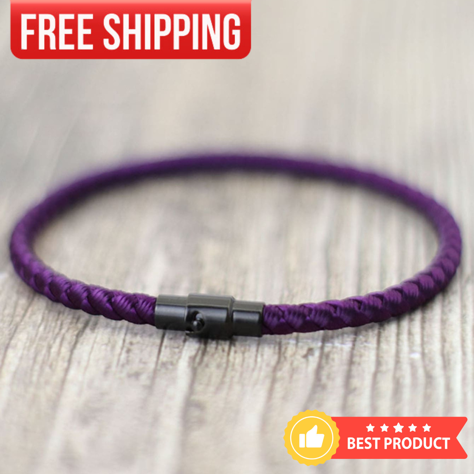 Braided Rope Bracelet Good Luck Fortune Couple Bracelet Cuff Bangle For Man Wome