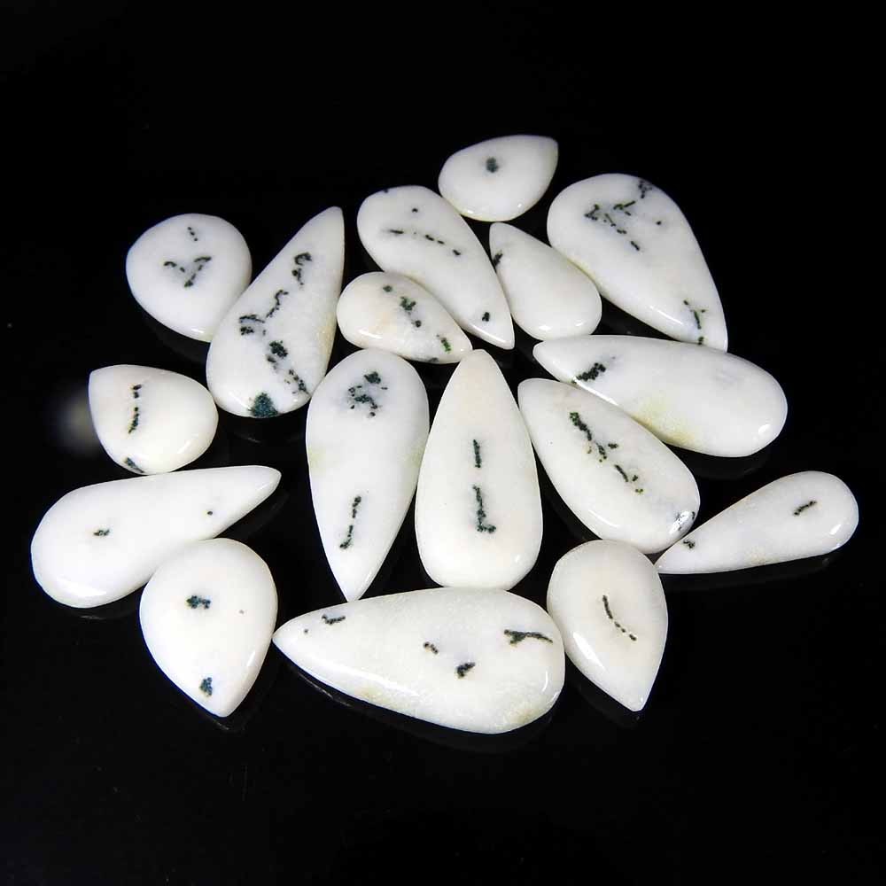 164.70Cts100%Natural Soler Quartz Pear Cabochon Lot Loose Gemstone