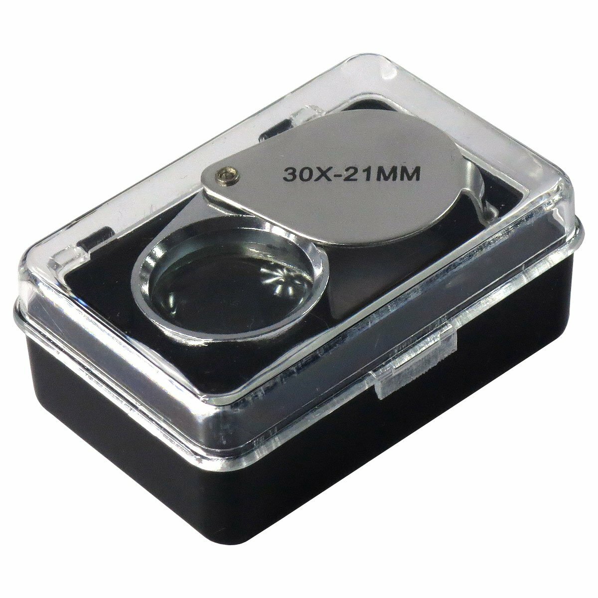 6-Pack 30X 21mm Jewelers Jewelry Eye Loupe Optical Reading Magnifying Glass Lens