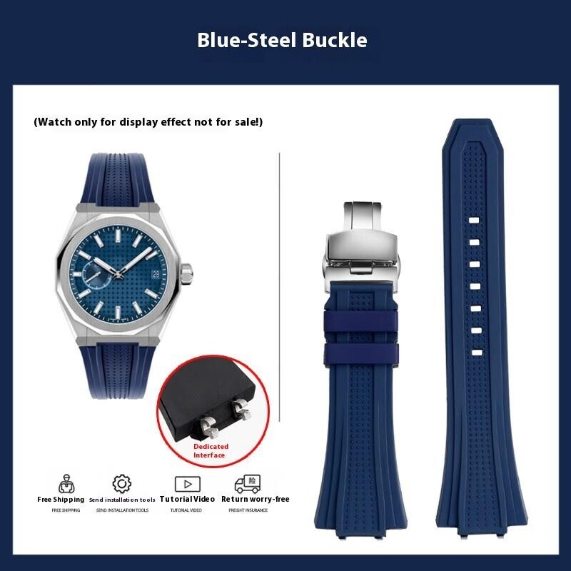 For ZENITH DEFY SKYLINE 06.9300.3620 03.9320.3620 Watchband Waterproof Strap
