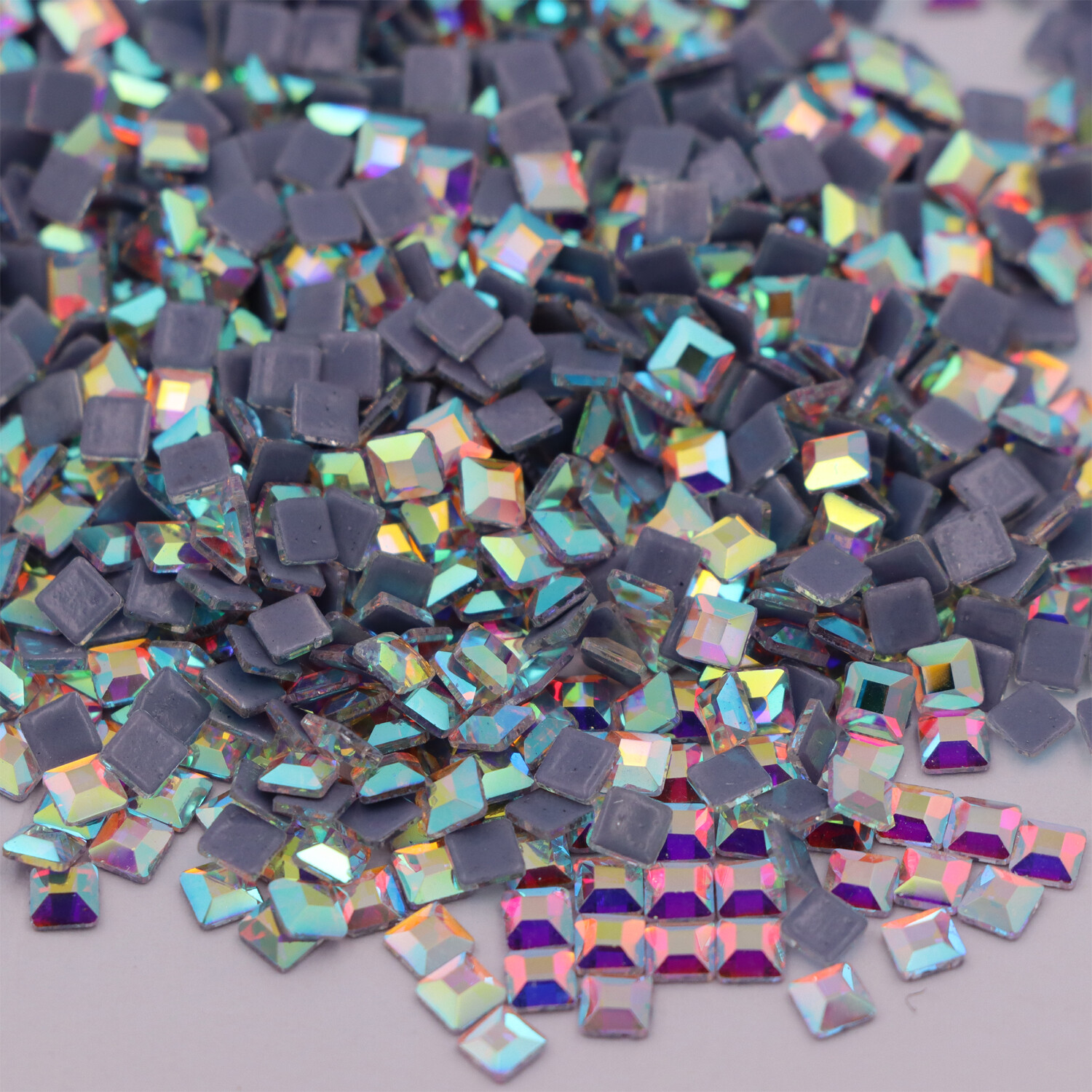 Special Shape Crystal AB Iron On Hotfix Rhinestones Hot Fix Flatback Stones Gem