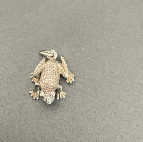 PRB? Sterling Silver Frog Charm