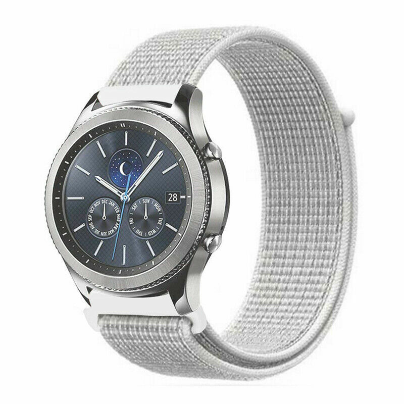 Nylon Sport Loop 20mm 22mm Watch Band Strap For Samsung Galaxy Active 2 S3 46mm