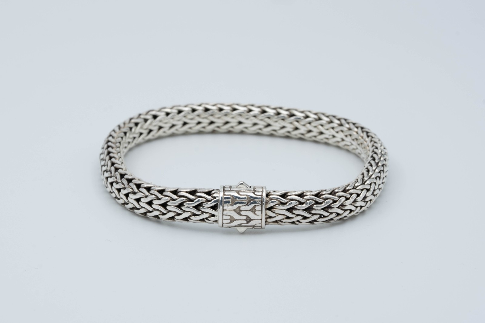 John Hardy Sterling Silver Classic Chain Icon Bracelet 7.5mm Size XL – 45.9g
