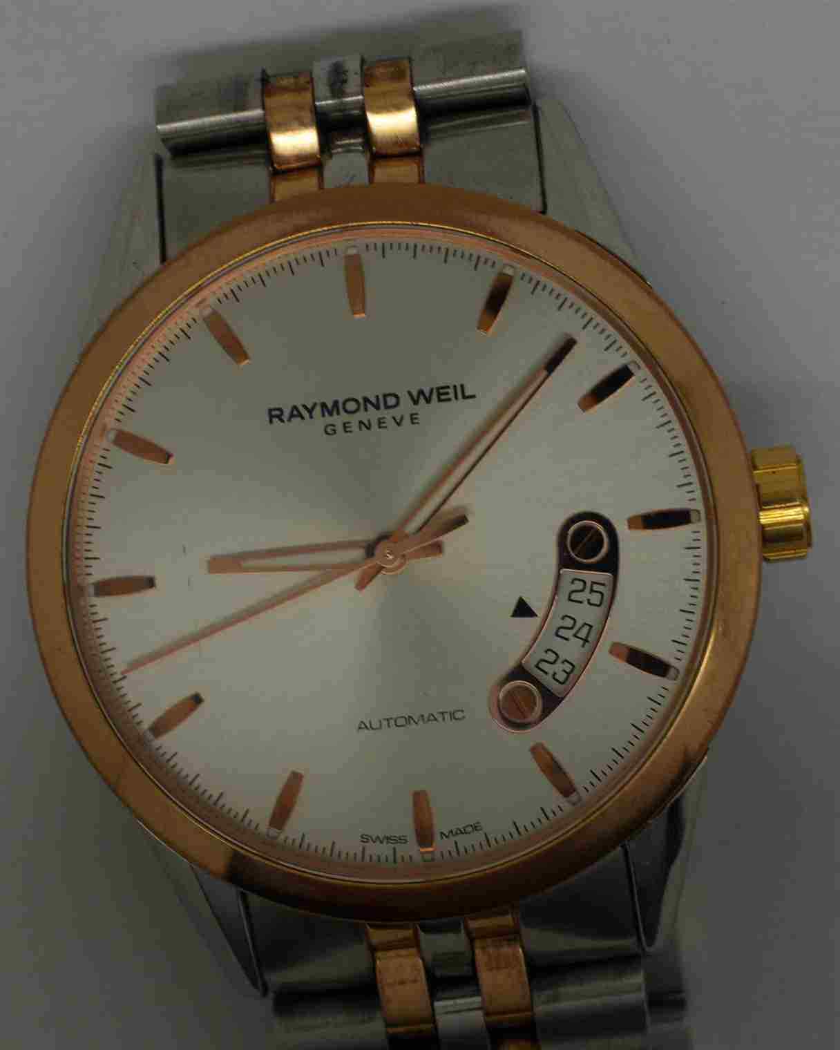 RAYMOND WEIL FREELANCER Gold & Steel Wristwatch. Ref: 2770, Cal: 4200