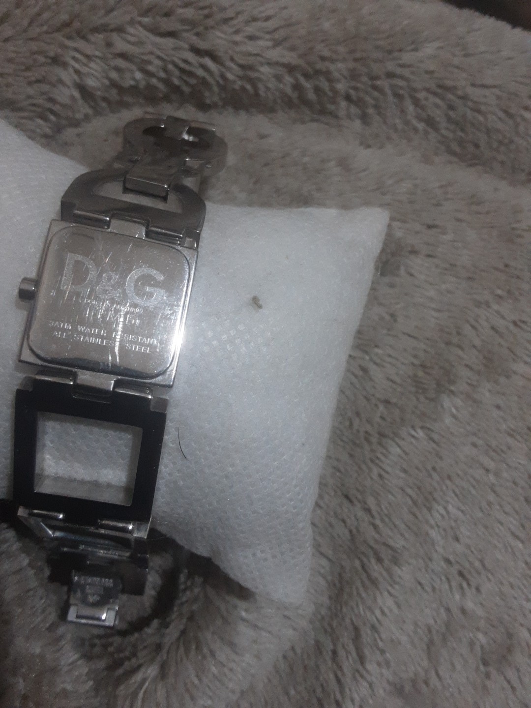 2024 D&G Stainless Steel Watch 20×22mm Working New Battery No Box 17cm