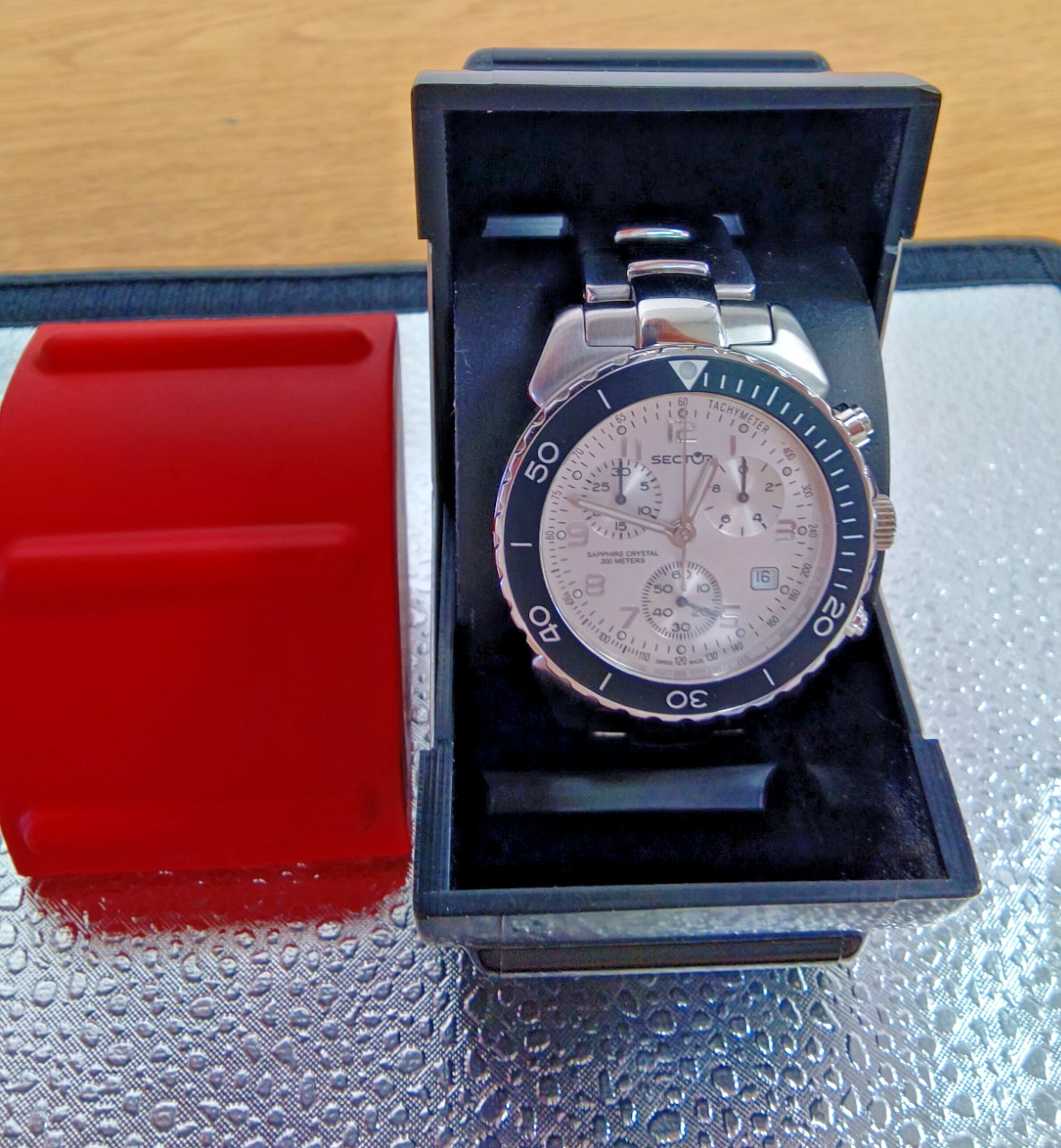 Sector Mens watch Tachometer Swiss made Sapphire Crystal 200 meters