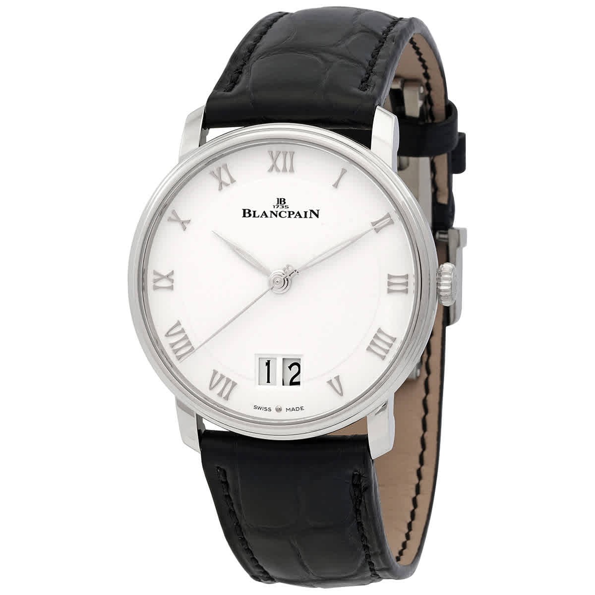 Blancpain Grande Date White Dial Automatic Men’s Watch 6669-1127-55B