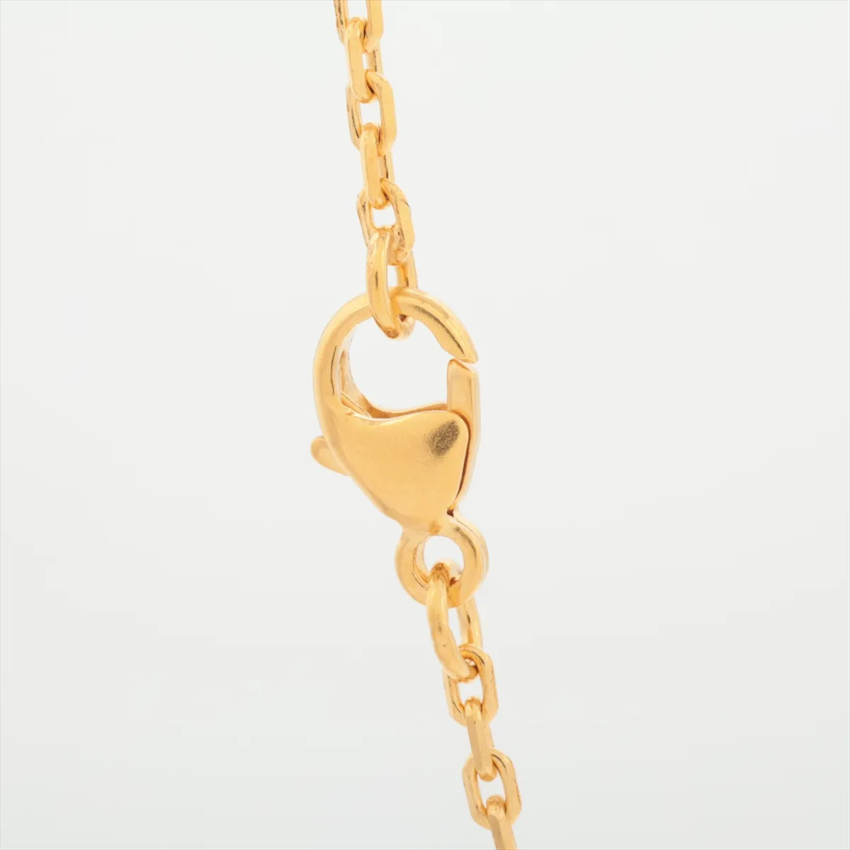 Hermès Mini-pop H ST1204 Necklace GP White x gold