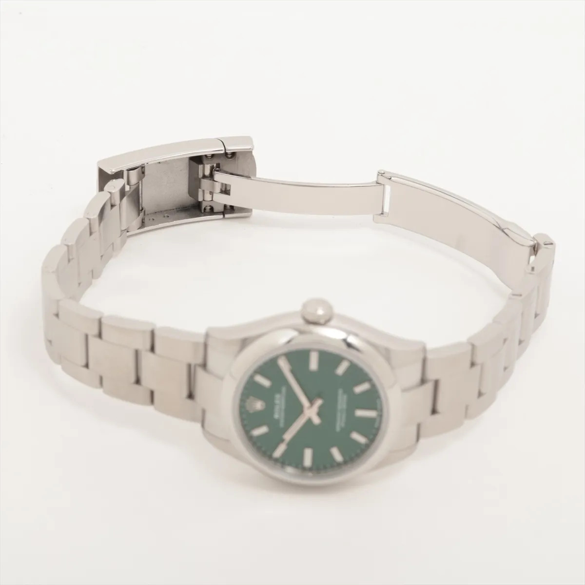 Rolex Oyster Perpetual 31 277200 SS SS AT Green-Face