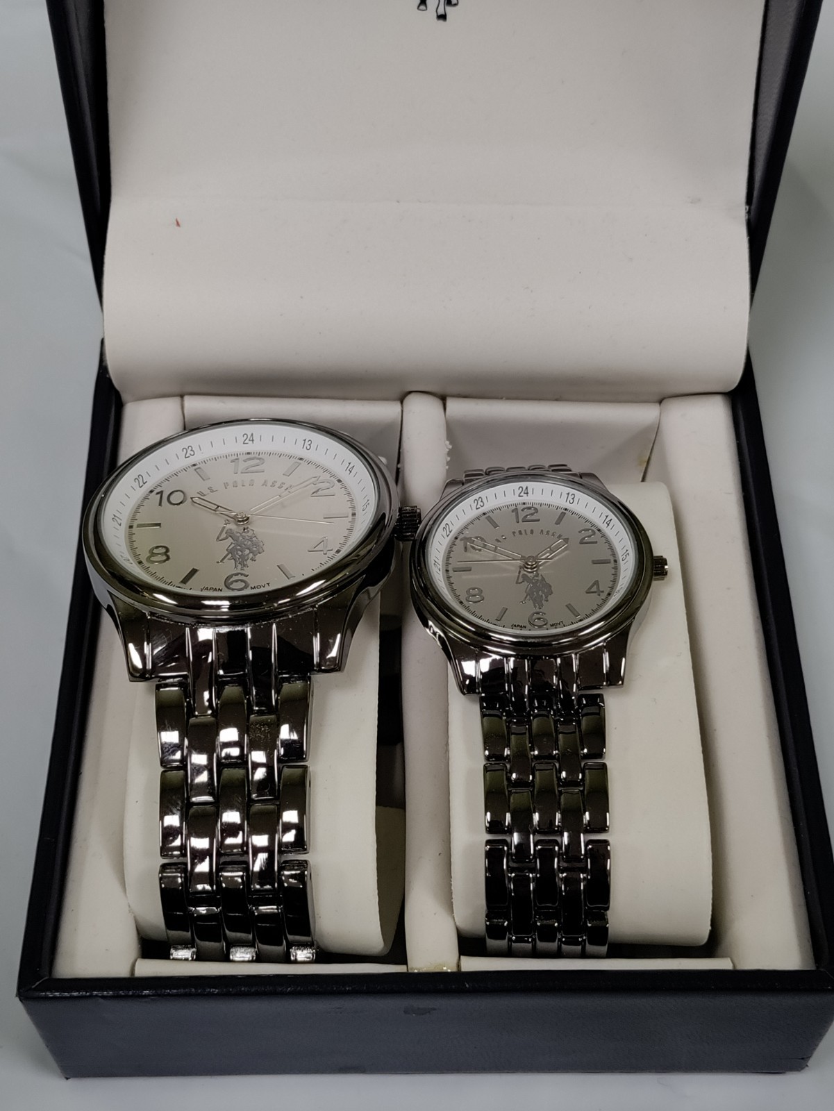 U.S. Polo Assn. His & Hers Watch Set, New in Box.
