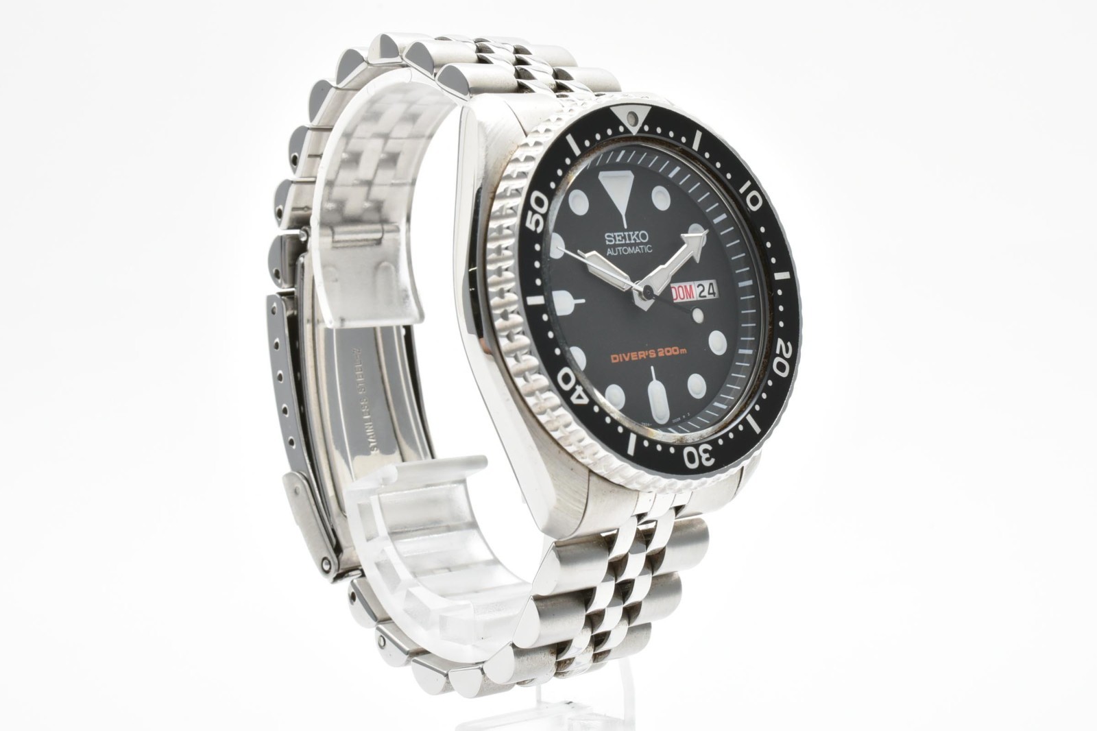 [NEAR MINT] SEIKO SKX007 7S26-0020 Divers Black Boy Automatic Men’s Watch Japan