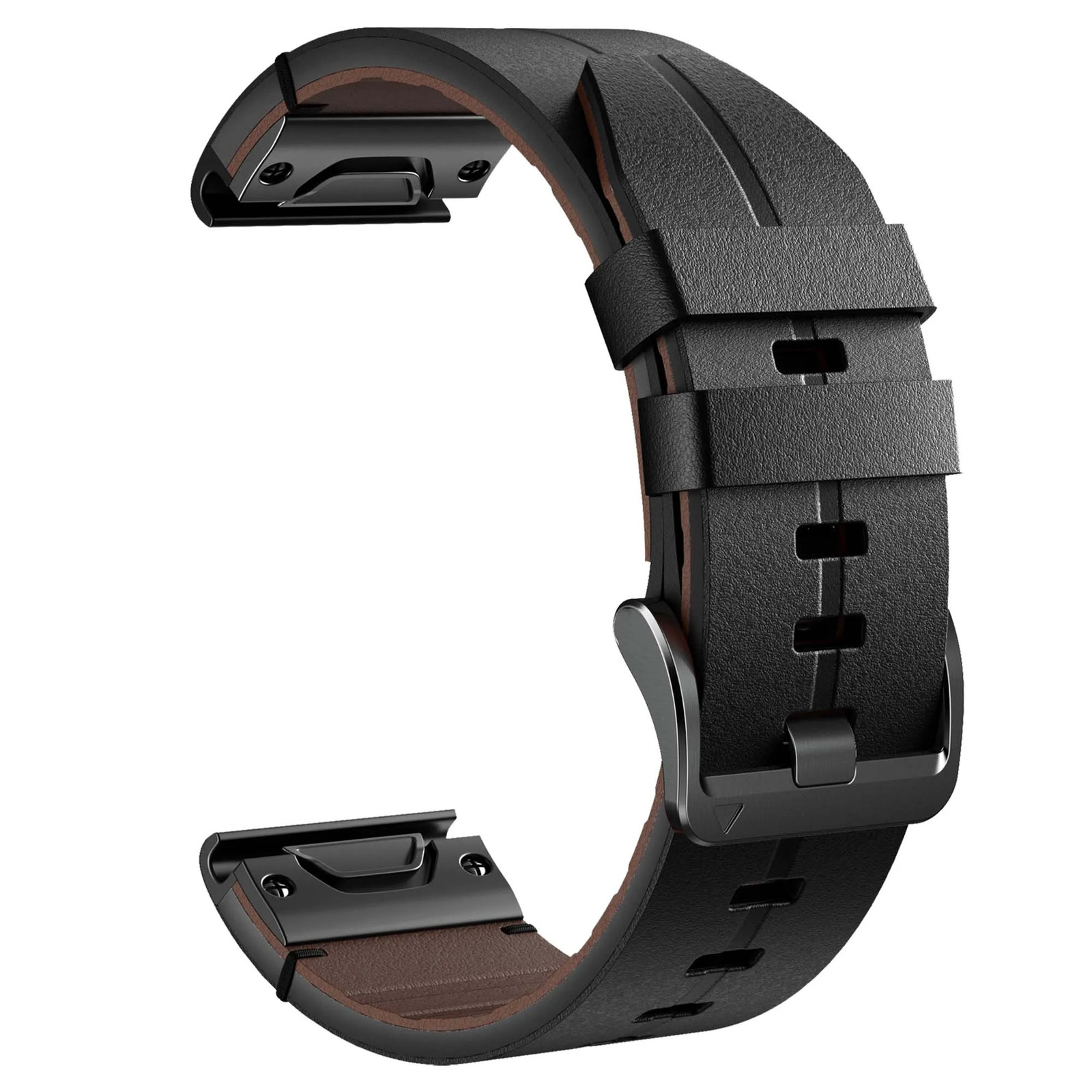 ANBEST Genuine Leather Band for Garmin Fenix 7X/6X/5X/3 Quick Release 22mm 26mm