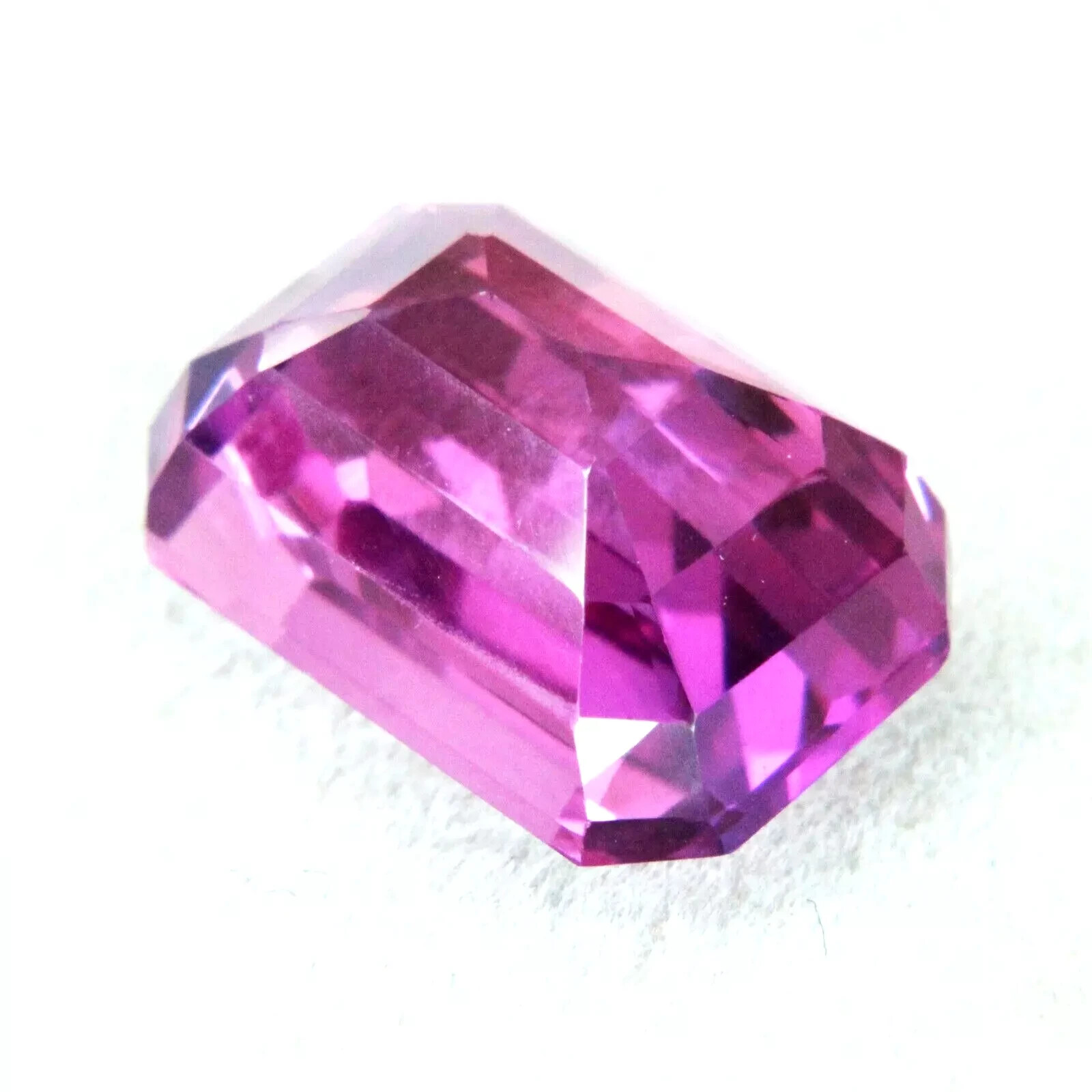 Bi-Colour Sapphire Eye Clean 16-18Ct Natural Emerald Cut Certified Gemstone