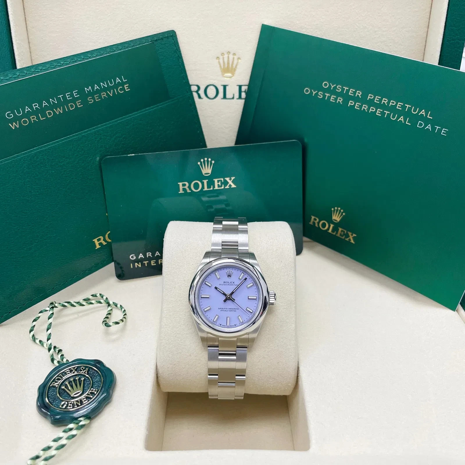 2025 Rolex Oyster Perpetual, Oystersteel 28mm Lavender, 276200.