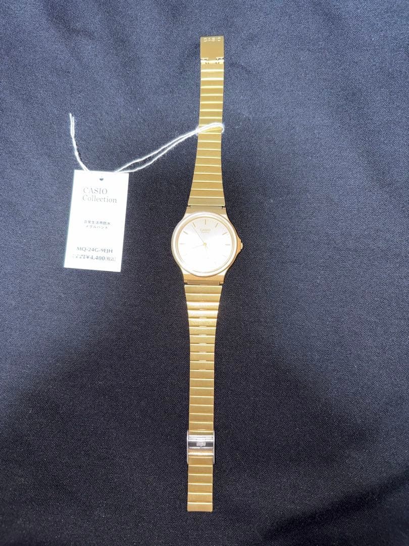 [Brand New, Unused] CASIO Watch MQ-24G-9EJH Gold, Battery Included