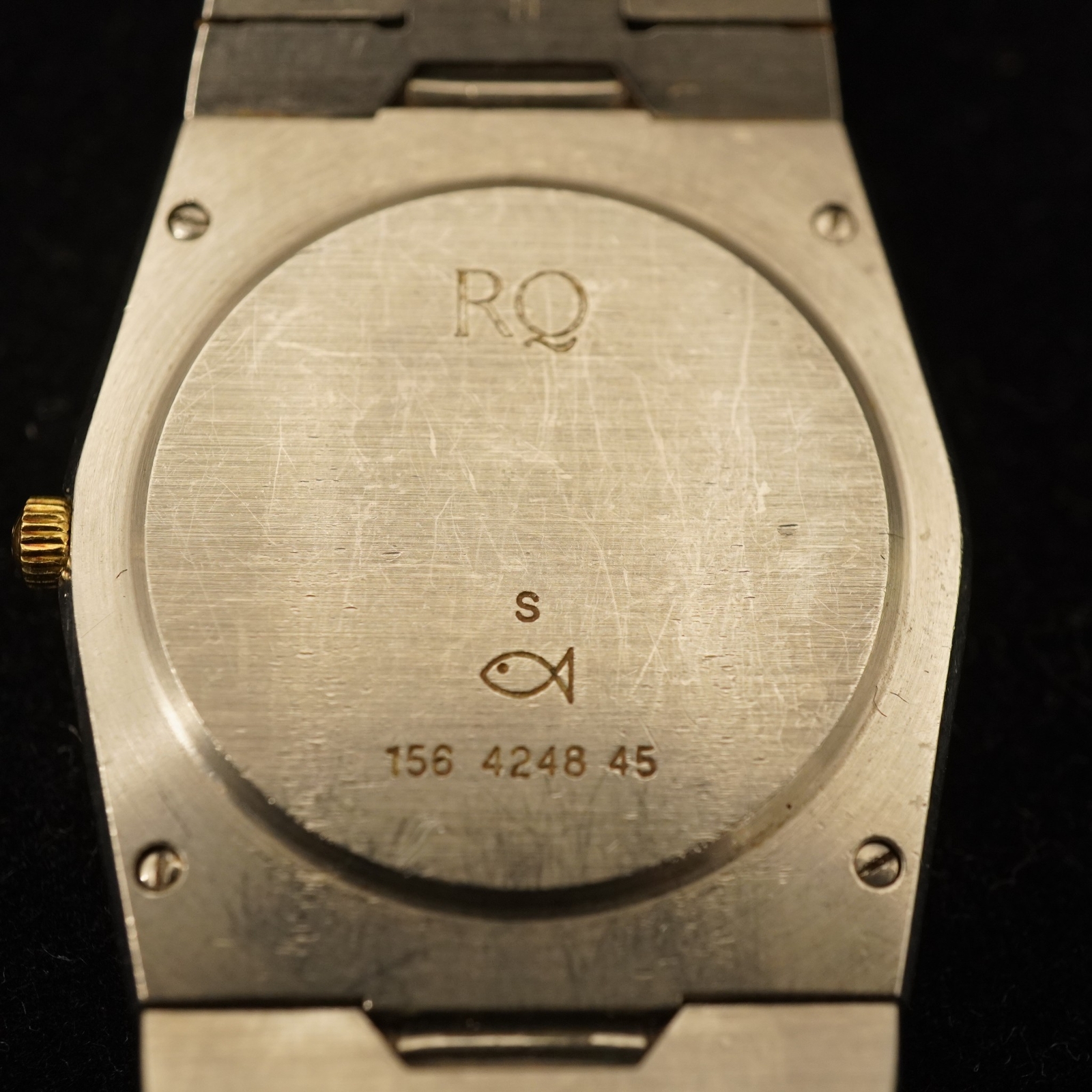 Vintage Eterna Royal Quartz Men’s Watch, Yellow Gold & Diamond Bezel, Keeps Time
