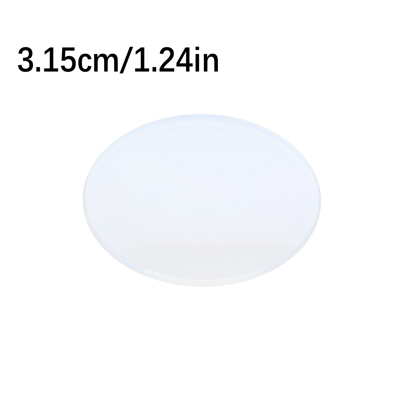 31.5mm Diameter 1.2mm Blue AR Coated Double Dome Mineral Watch Glass Crystal