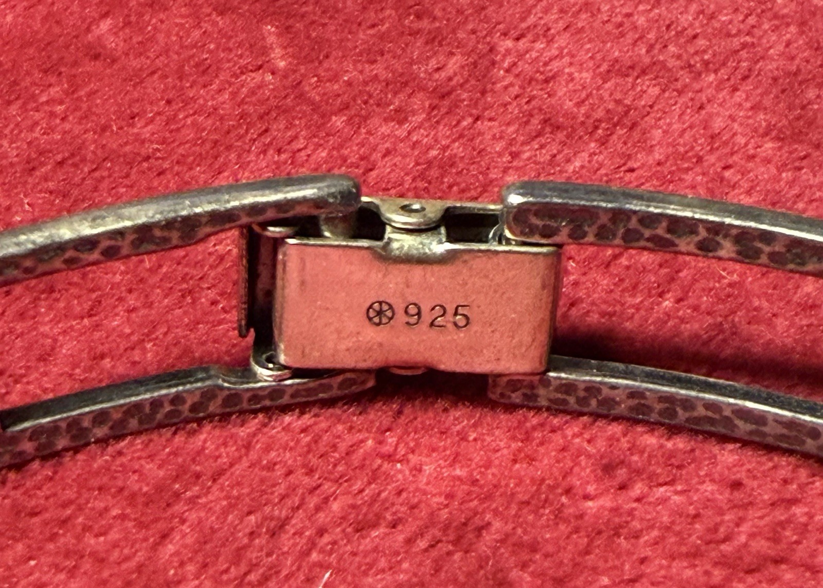 Sterling Silver 925 Music Clef Hammered Bracelet 20.39 Bernard Weber Germany