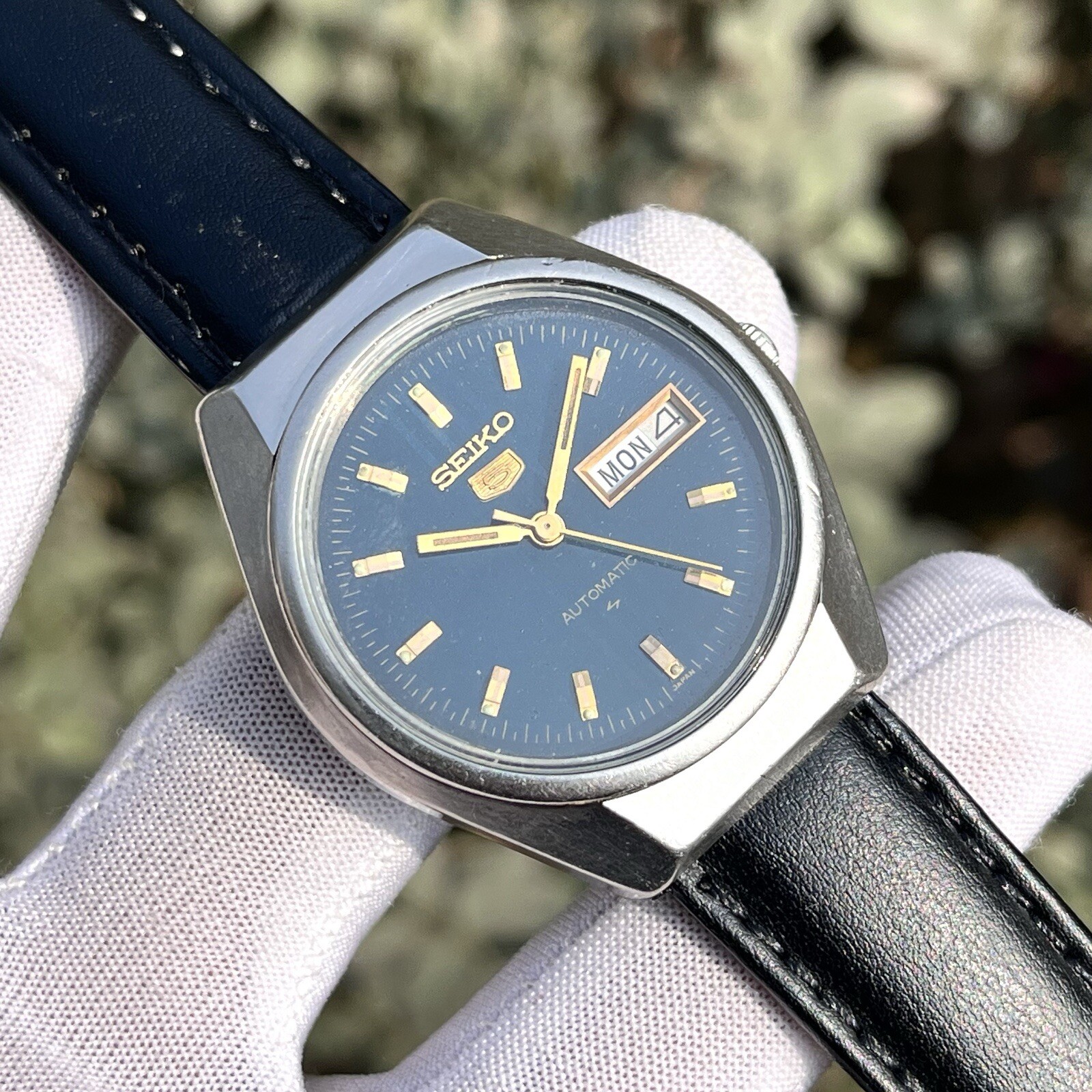 Vintage Seiko 5 Automatic Dress Formal Japan Made Men’s Watch 6310-8130