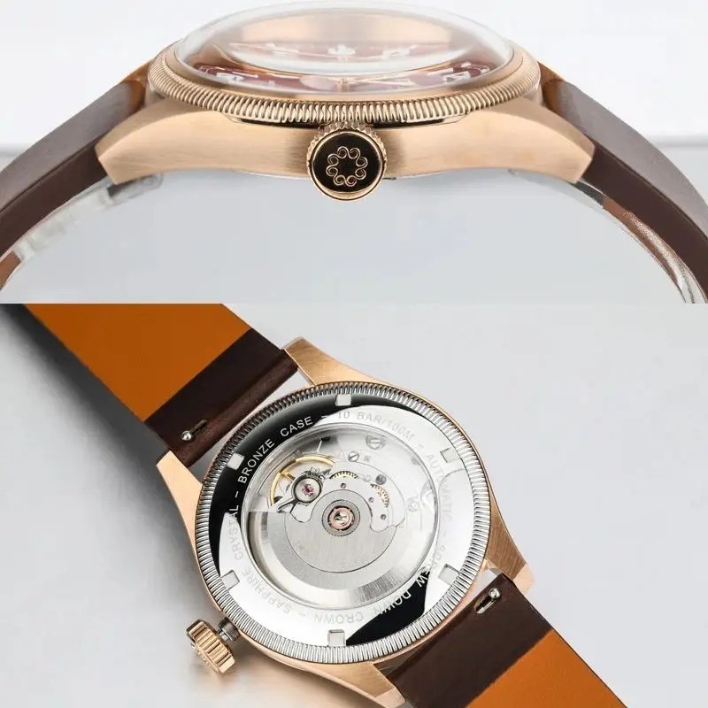 OCTOPUS KRAKEN Bronze CUSN8 PT5000 SW200 Automatic 100M Dress Watch BGW9 C3 40mm
