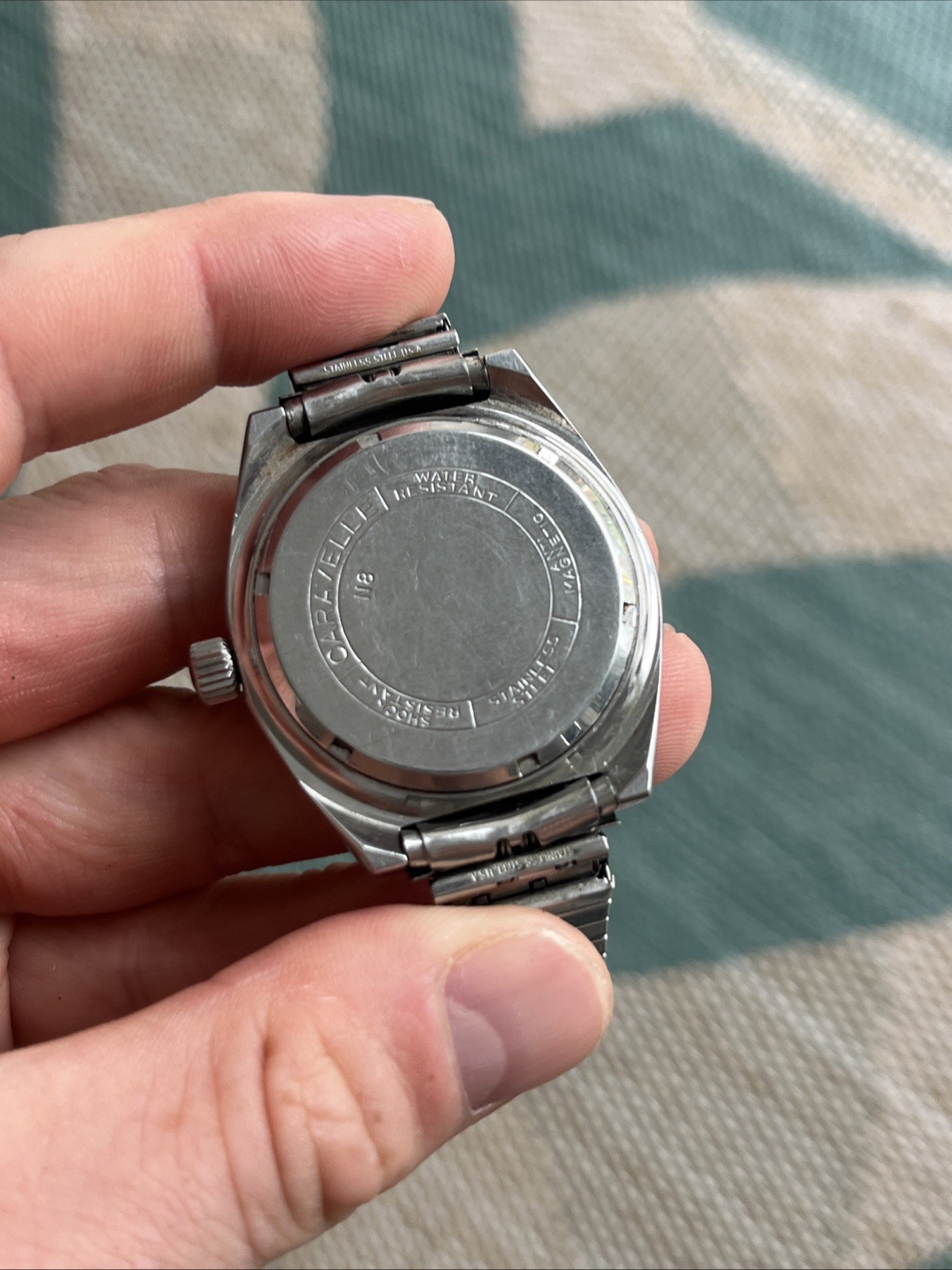 1978 Caravelle Set-O-Matic 666 Devil Diver Dual-Day Ref. Q110 Wristwatch (015)