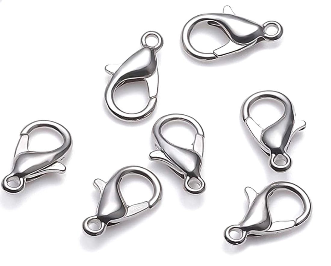 20pcs Adabele 304 Surgical Stainless Steel 20mm (0.8 inch) Trigger Lobster Claw