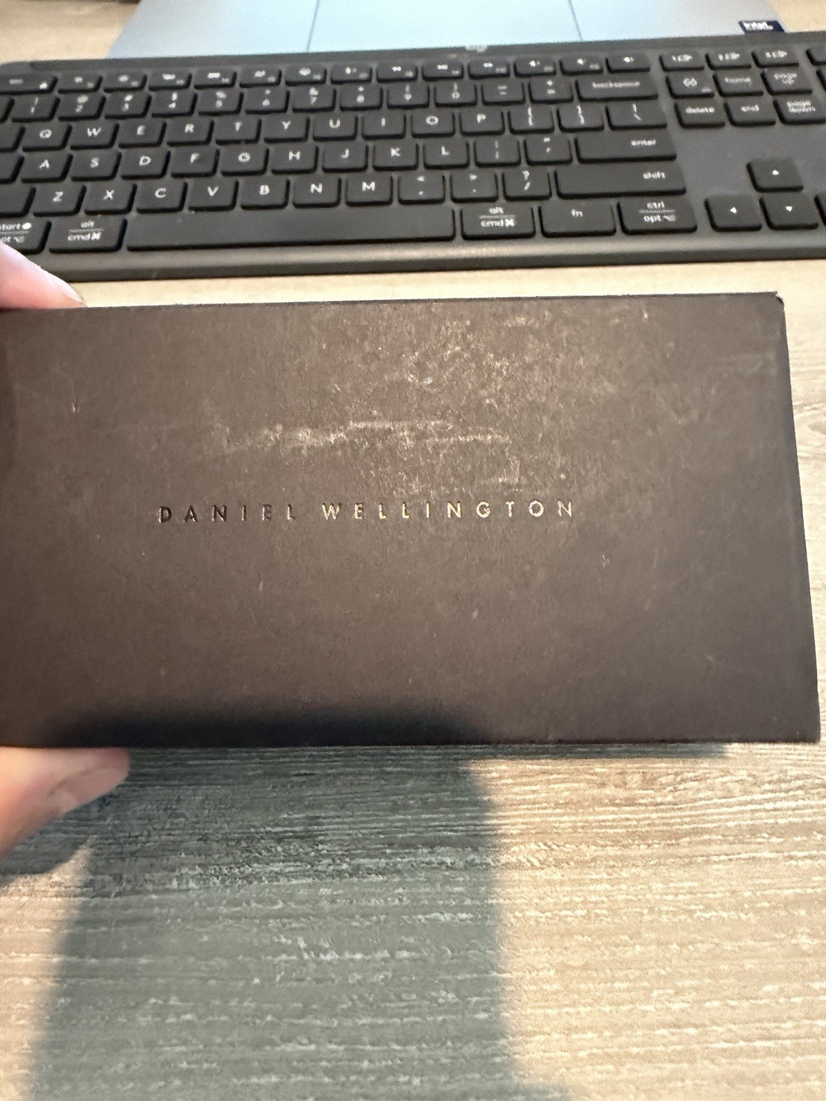 DANIEL WELLINGTON – Chronograph Link Onyx G – virtually BRAND NEW – MSRP $350