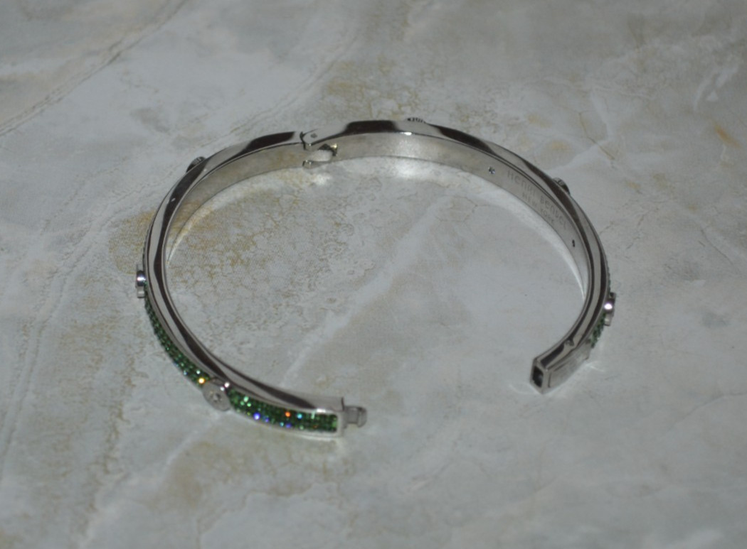 Henri Bendel Miss Bendel Pave Bangle Bracelet