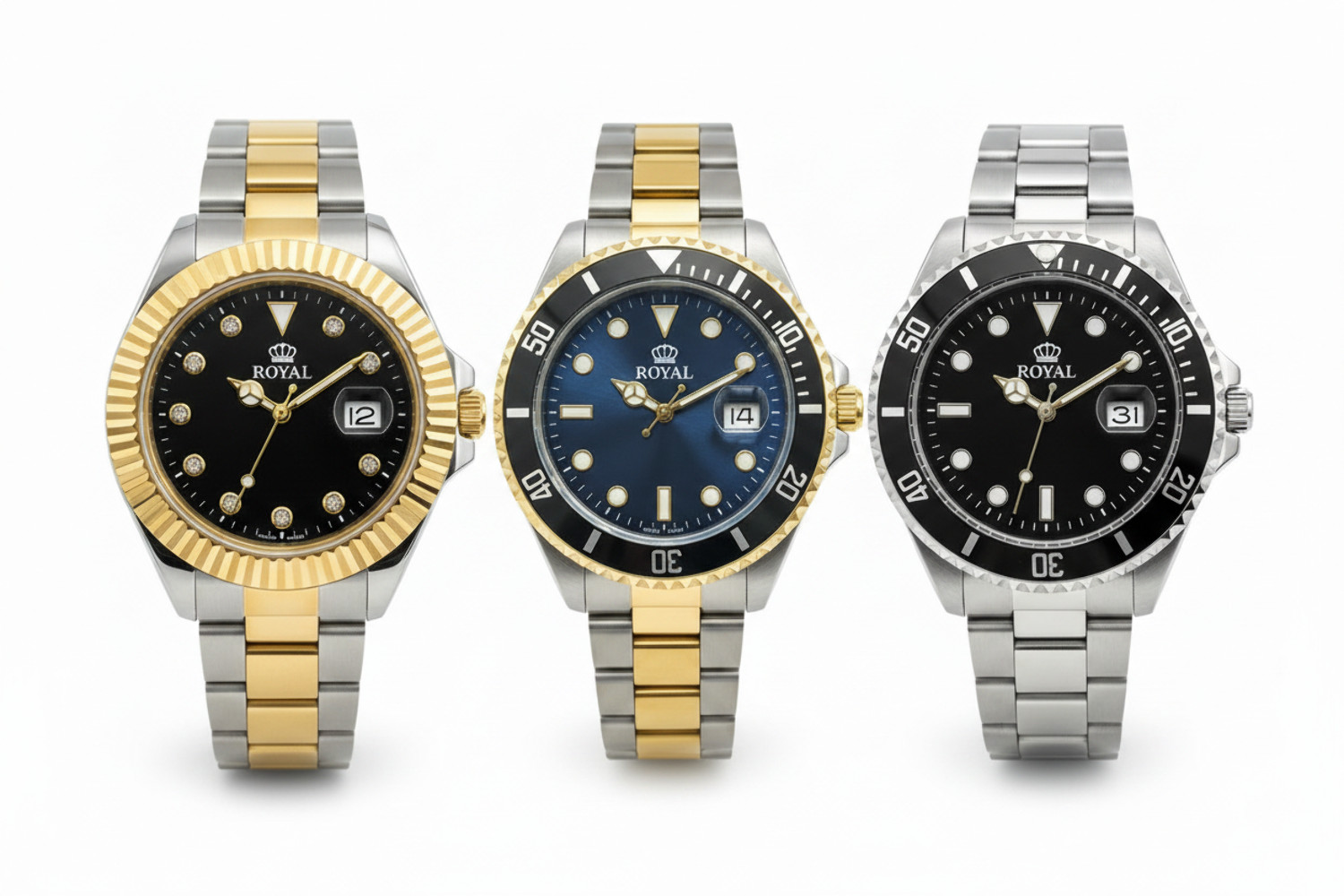 Royal Watch Signature Collection – Three Men’s Watches