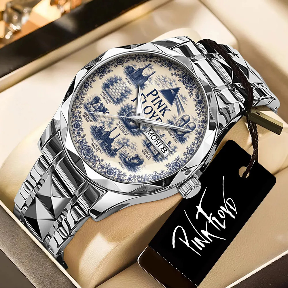 Pink Alloy Luxury Quartz Watch