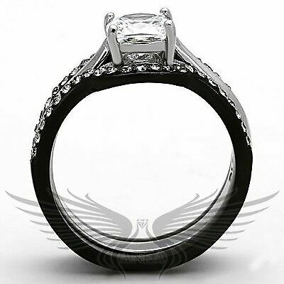 Brilliant 1.25Ct Cushion Cut Cubic Zircon CZ AAA Wedding Set 5 6 7 8 9 10 Tk1343