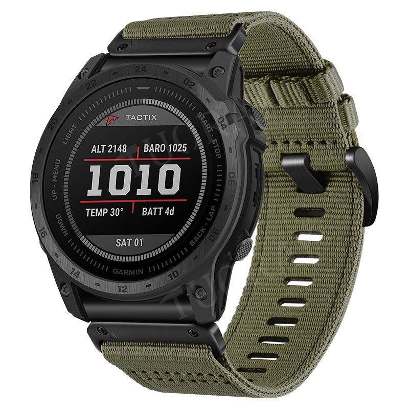 Nylon Band For Garmin Fenix 8 E 7 7X 6 6X 5 5X 3 HR Approach S62 S60 Watch Strap