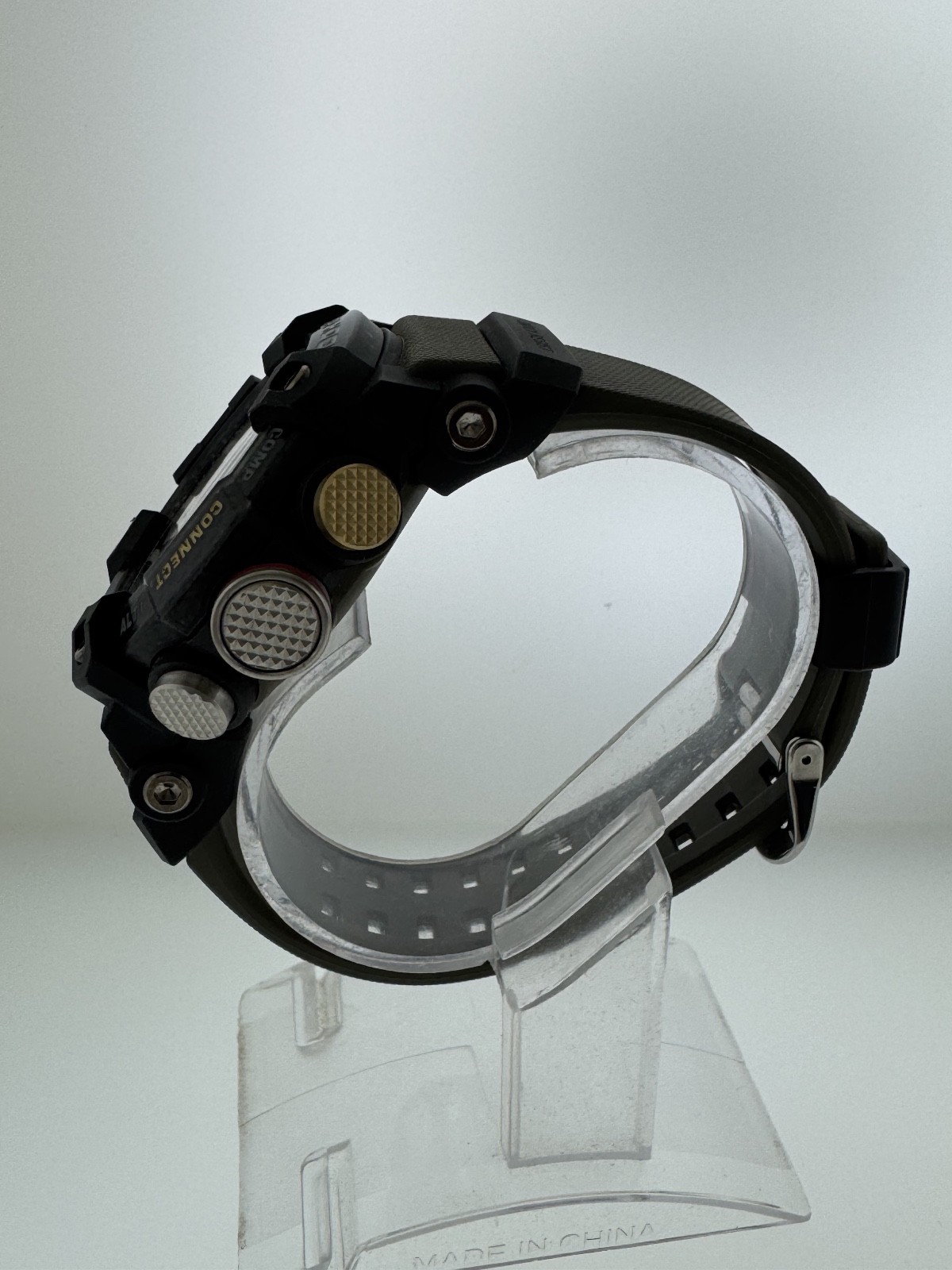 Casio G-Shock WATCH GG B100 1A3 COMPASS GREENISH BLACK BENZEL DISPLAY SAMPLE 61