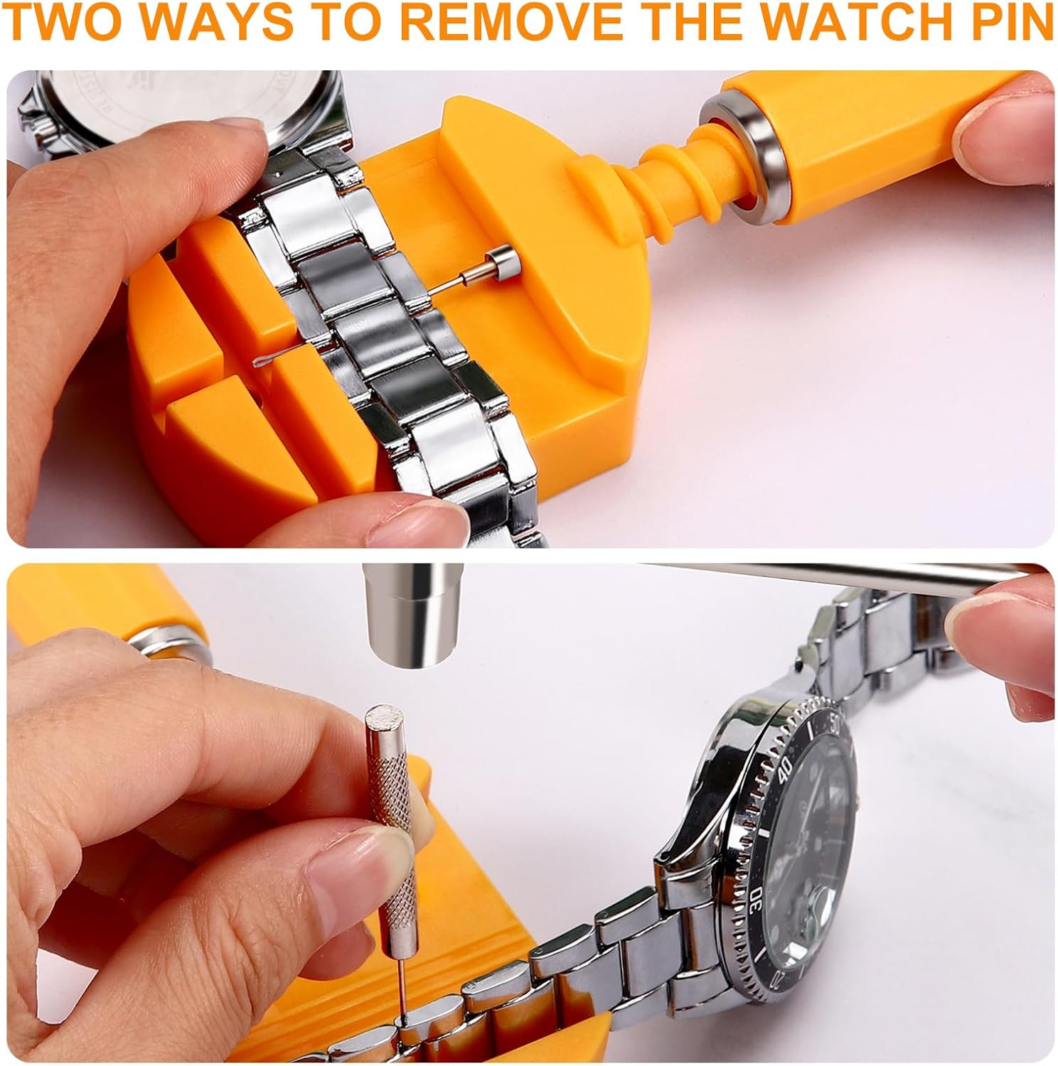 32 Pieces Watch Link Removal Kit，Professional Watch Band Replacement Tool，10 Pcs
