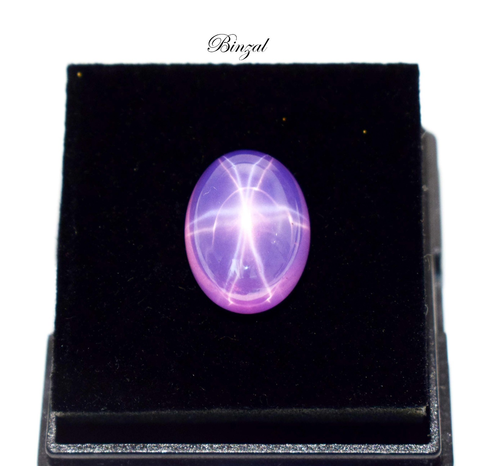 16ct Lavender Pink Purple Star Ruby 6 Ray Star Ruby Cabochon Star Loose Gemstone