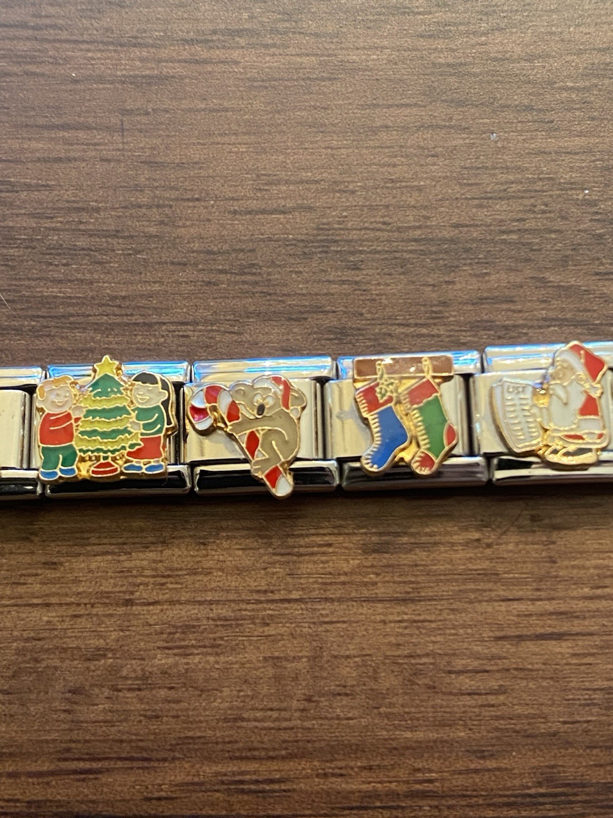 20 Charm Christmas Bracelet Italian Charm New 9mm Ready To Wear