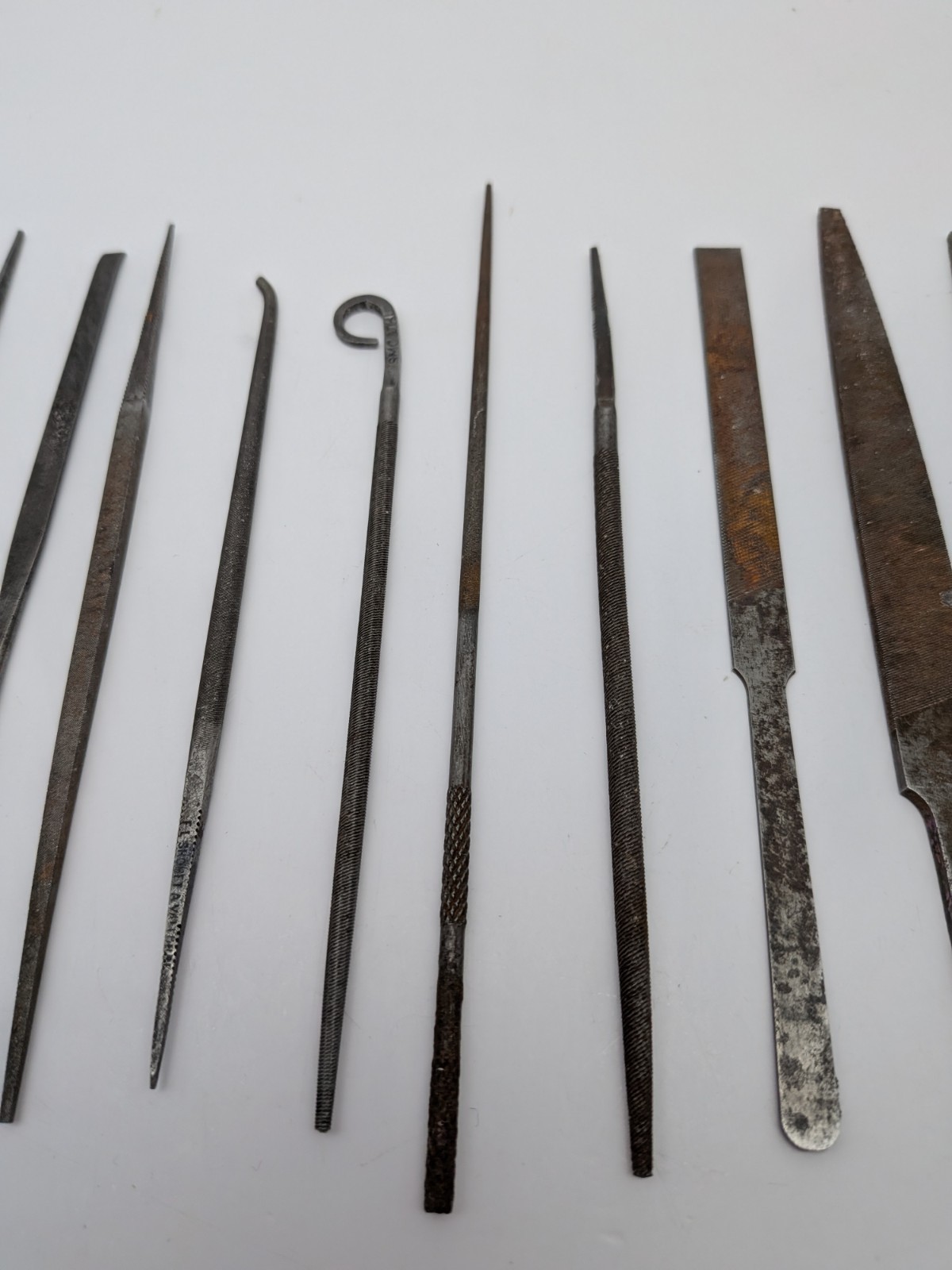 LOT OF 15: Vintage Jewelry Jeweler Watchmaker METAL FILES Swiss USA Mixed