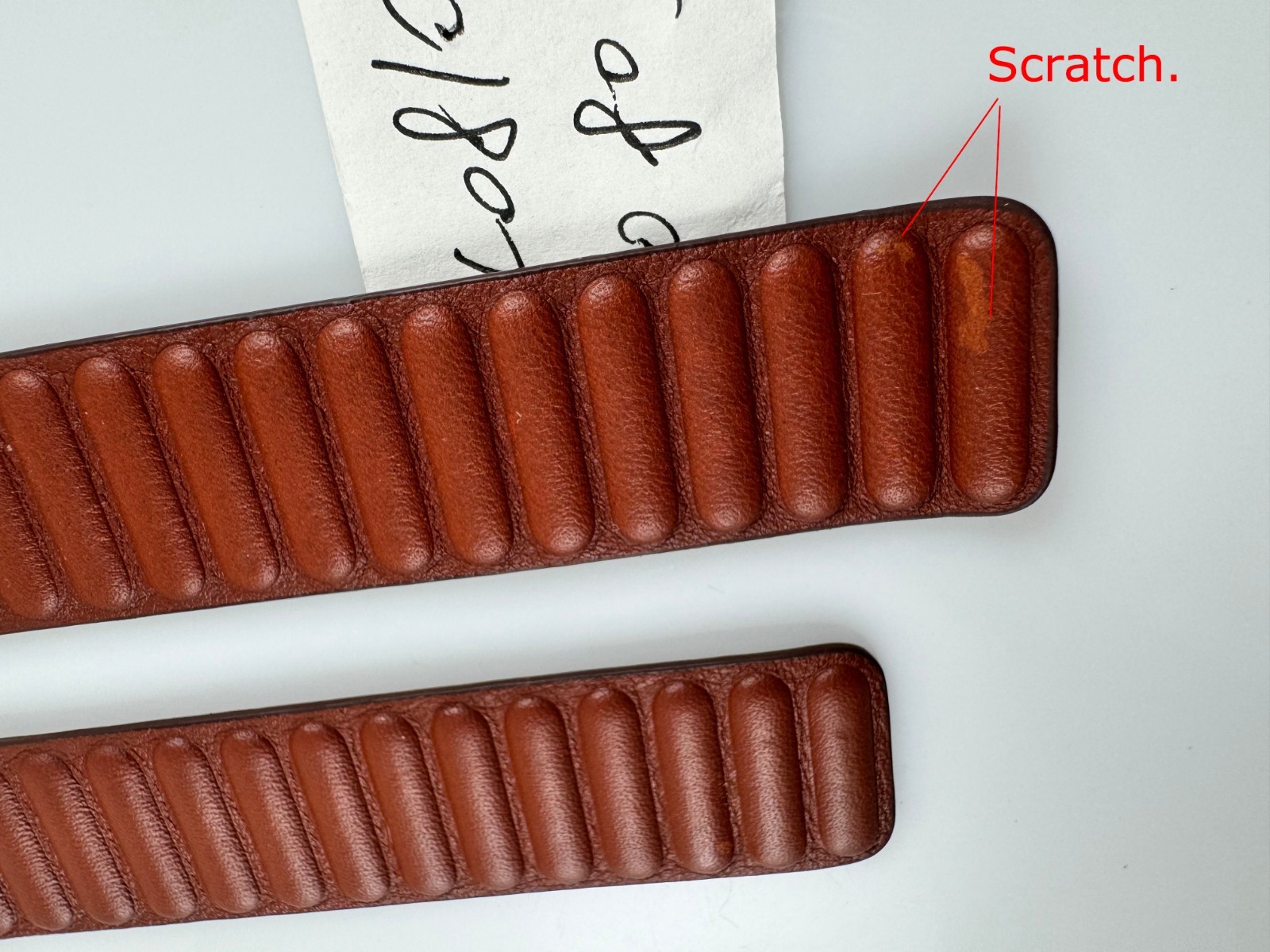 Original Genuine Apple Watch Leather Link 38mm 40MM 41MM S10 42MM Umber Band SM