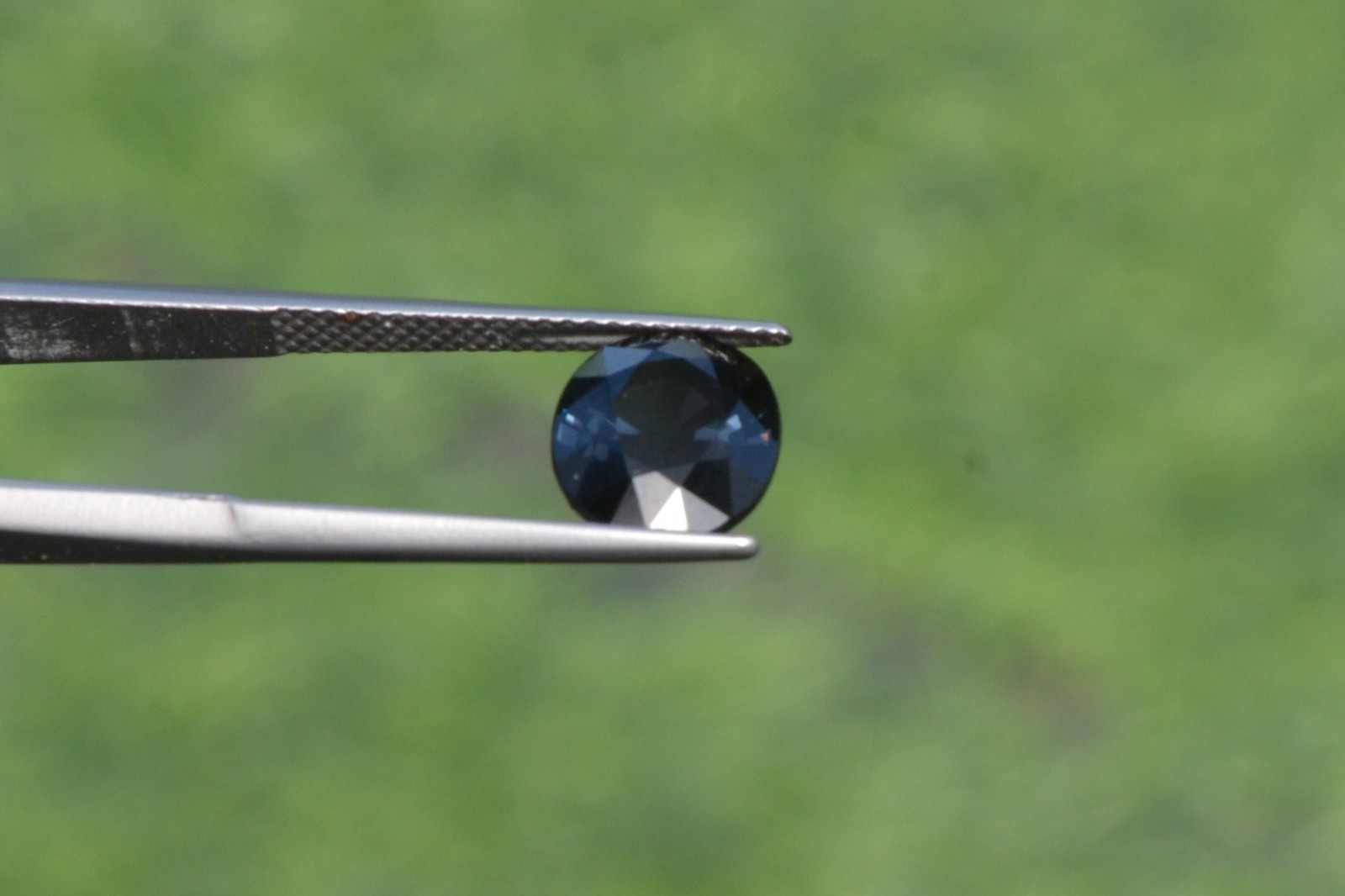 Natural Blue Sapphire 3.58 Carat. Normal Heated Oval Step Cut